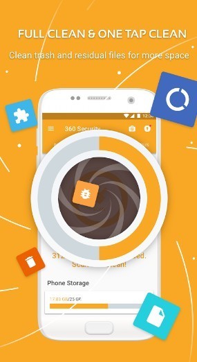 360 security - android phone cleaner apps