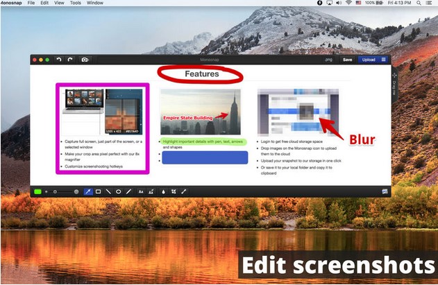 screen recorders for mac - monosnap