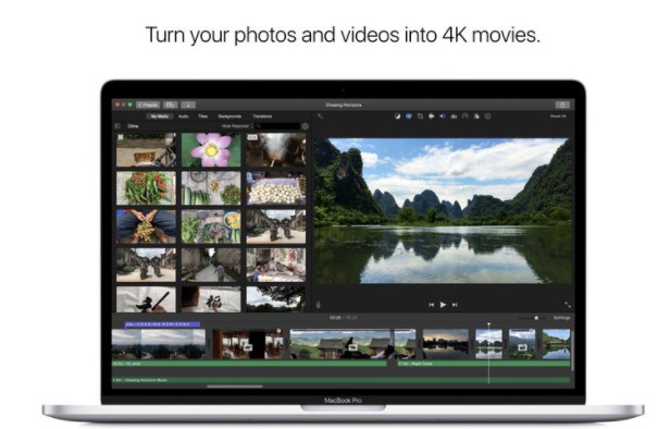 imovie - best slideshow maker for mac