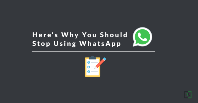 Stop Using Whatsapp Ft