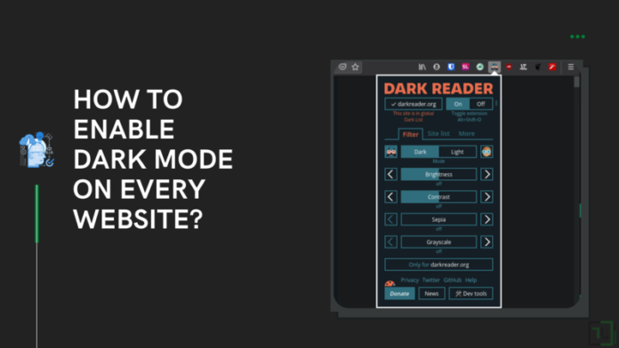 Dark Mode Website